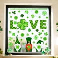 thumbnail image 5 of DAMAI St. Patrick's Day Window Clings Decorations - Green Shamrock Gnome Window Clings Stickers for Saint Patrick's Day Decoration Birthday Party Supplies, 5 of 7