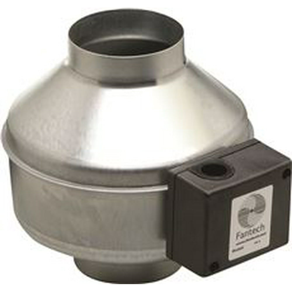 Fantech Inline 4 In. Centrifugal Duct Fan, Metal Housing, 135 Cfm, 120