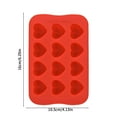 thumbnail image 3 of 2PC Ice Cubes Trays, 12-Cavity Flexible Silicone Molds, Easy Release & Dishwasher Safe, for Cocktails, Juices, Baby Food, Freezer Safe Ice Making, 3 of 8