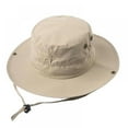 thumbnail image 1 of Mens Chapeau de Soleil Seau Pêche Randonnée Chapeau Large Bord UV Protection Chapeau, 1 of 5