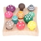 thumbnail image 1 of 12 Uds. De juguetes coloridos de madera para recoger setas, simulación de conteo, juego educativo de setas de tilo, 1 of 5