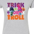 thumbnail image 3 of Trolls - Trick Or Troll Branch and Poppy - Juniors Fitted Graphic T-Shirt, 3 of 5