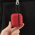 thumbnail image 4 of enqiretly Waterproof Nylon Earphone Case Holder Portable Little Pro Wireless Cover Shock-proof Visual Men Replacement for Airpods 3 Red, 4 of 5