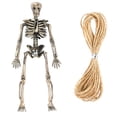 thumbnail image 4 of KelaJuan 8PCS Mini Skeleton Figurines Small Halloween Skeleton Decor for Indoor Party Outdoor Graveyard Haunted House Accessories, 4 of 8