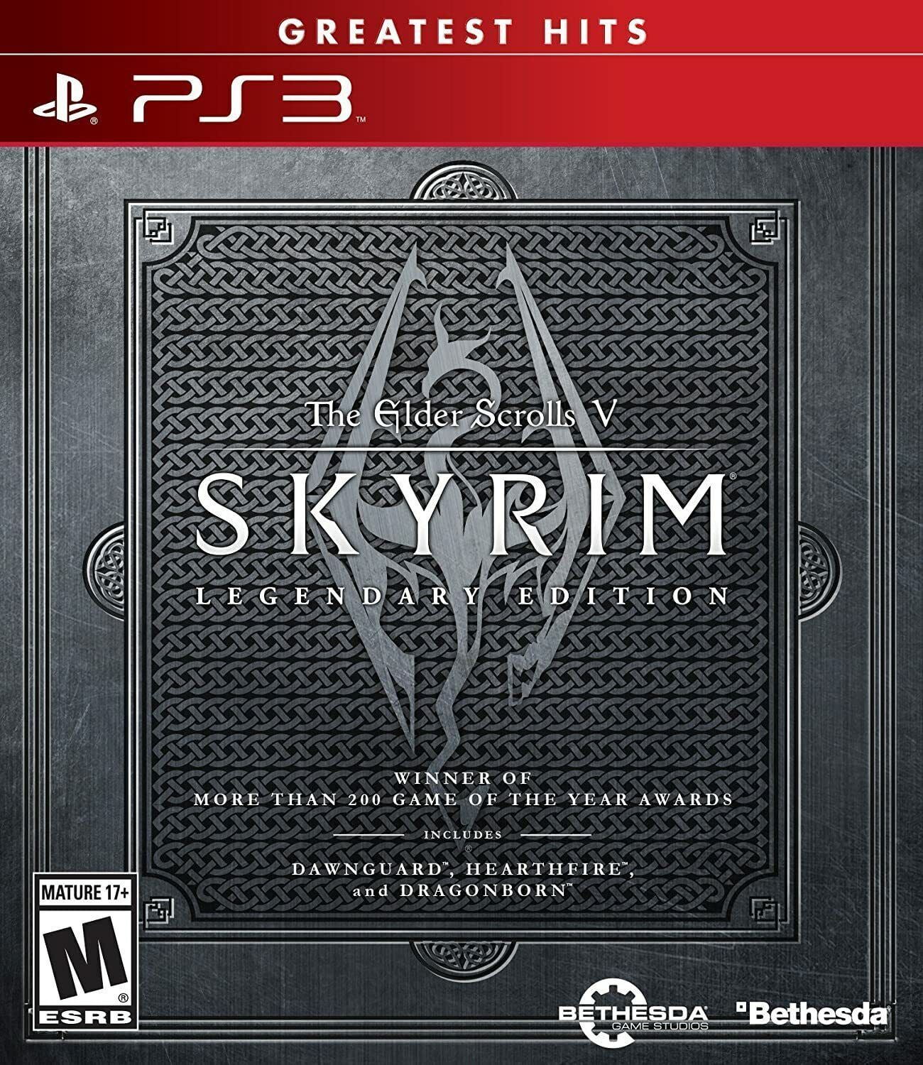 PlayStation3＋ソフト4本 Bethesda Softworks, Skyrim Legendary Edition, PlayStation 3