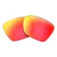 thumbnail image 3 of Walleva Fire Red Mirror Coated Polarized Replacement Lenses for Maui Jim Cruzem Sunglasses, 3 of 5