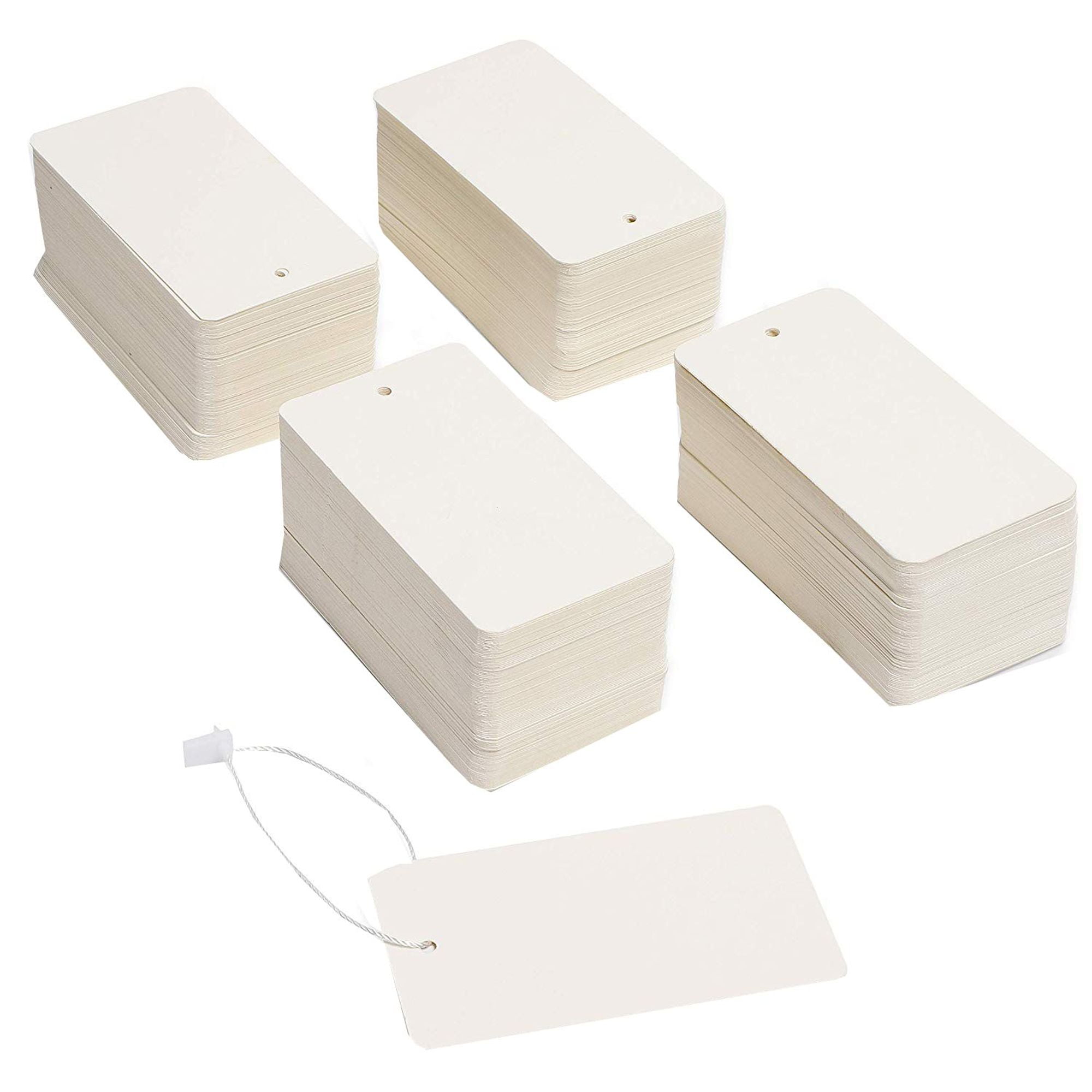 Paper hang tags with string 500 pack white walmart walmart