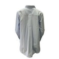 thumbnail image 3 of TOTEME Women's Button Down Collared Capri Shirt, Light Blue, XS, 3 of 3