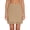 Brown, variant on Short Half Slip for Women, Lace Hem Underskirt with Elastic Waistband, Lightweight Smooth Anti‑Chafing Undergarment for Wearing Under Dresses