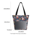 thumbnail image 5 of Fotbe Christmas Bunny A Pattern Beach Tote,Shoulder Handbag,Spacious Tote Bag,Lightweight Travel Bag,Versatile Shopping Bag, 5 of 9