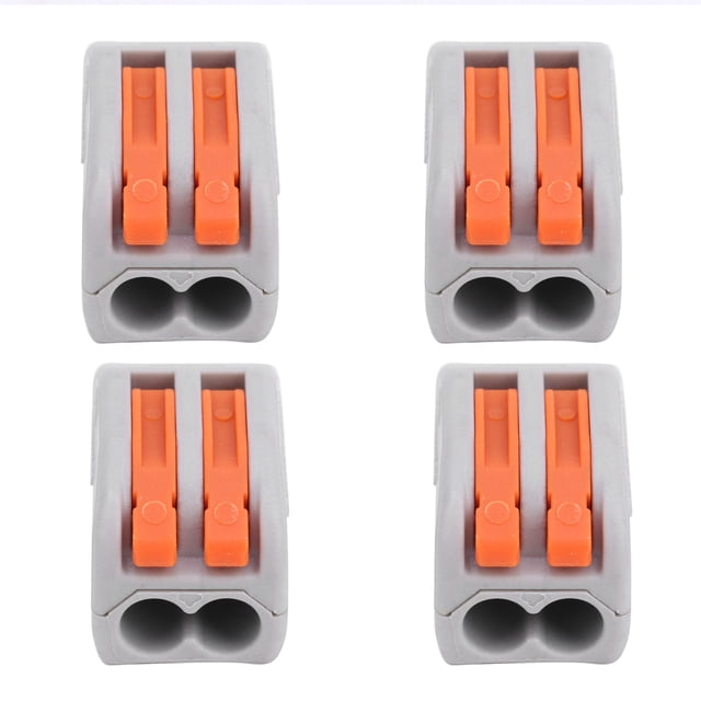 100PCS Push Wire Wiring Compact Connector, Mini Quick Connector for Lighting Electrical and Automotive Wiring Electricity