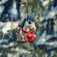 thumbnail image 6 of JeashCHAT Horse Christmas Ornaments, Cute Horse Hanging Ornament, 2D Flat Acrylic Hanging Pendant, Animal Decoration, Christmas Tree Decorations, 6 of 6