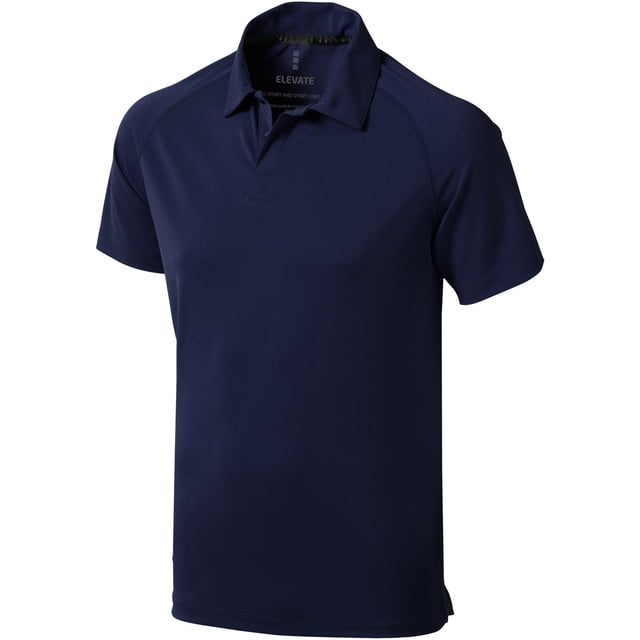 Elevate - Polo modelo Ottawa de manga corta para hombre (Azul marino)