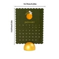Black and Friday Deals DPTALR 2025 Calendar Farm Fresh - 2025 Scalloped ...