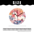 thumbnail image 2 of 14 Inch Wall Clock Battery Operated Silent Clock Decorative for Office, Kitchen, Outdoor, Living Room，Cartoon Unicorn Pink Music Notes Cloud Multicolor, 2 of 4