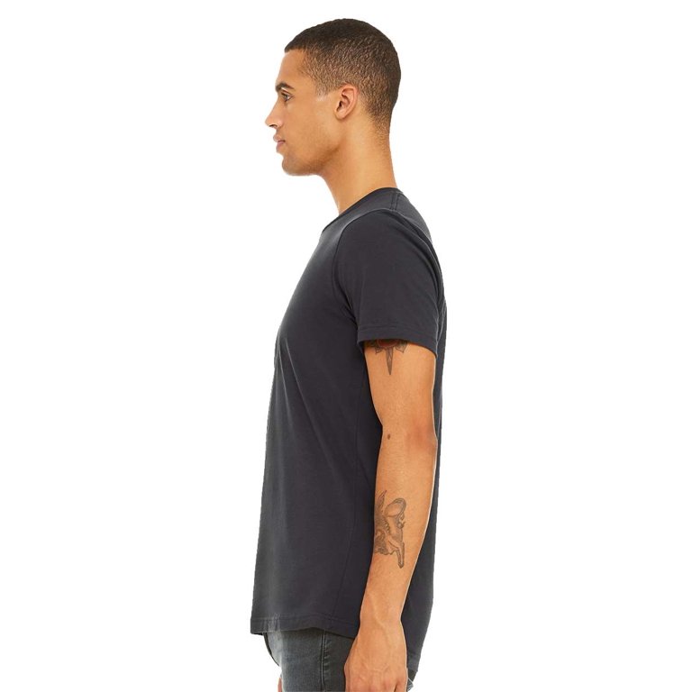 Bella + Canvas Unisex Cotton Jersey T-Shirt, Asphalt - 4XL 