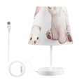thumbnail image 2 of Cute Polar Bears Desk Lamp 3 Color Modes LED Table Lamp Nightstand Reading Light for Bedroom Living Room, 2 of 8