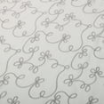 thumbnail image 2 of Superior Floral Scroll Sheer Curtain Set of 2, 42" x 84", Grey, 2 of 6