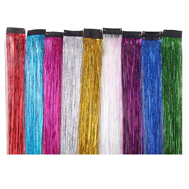 9 Pcs Hair Wigs Women Hairpieces Extension Hair Fairy Hair Highlight Hair Pieces Hairpieces Women Colored Hair Extensions