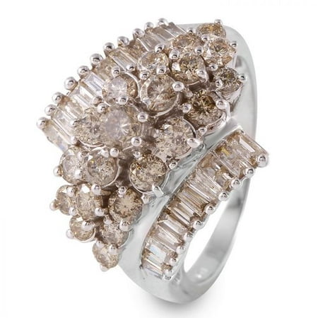 Foreli 2CTW Diamond 14K White Gold Ring