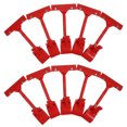 thumbnail image 1 of Moluckfu 10Ud Sujetaprecios Plástico Rojo Para Exhibición En Mesas Y Estantes Con Moderno, 1 of 7
