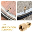thumbnail image 4 of SHISUYAN 3pcs Copper Presta To Schrader Valve Adapter For Road Mountain And Hybrid Bike Versatile Bike Pump Accessories For Quick Inflation Use And Performance, 4 of 9