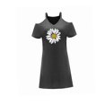 thumbnail image 4 of Vestido de verano para mujer, vestido con hombros descubiertos, minivestido para citas, viaje de compras XL, 4 of 7