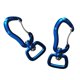 thumbnail image 5 of Gancho giratorio del mosquetón del llavero del mosquetón , aleación de aluminio para al aire libre azul Zulema Swivel Eye Snap Hook, 5 of 7