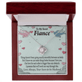 thumbnail image 4 of To My Fiancee Love Bigger Than Any Obstacle Infinity Knot Necklace Message Card, 4 of 17