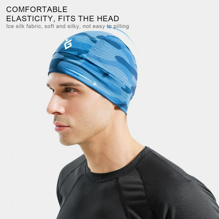 Beanie Cooling Skull Cap Helmet Liner for Men - Motorcycle, Cycling,  Football Head Beanie & Hard Hat Liner - Sweat Wicking Skull cap 