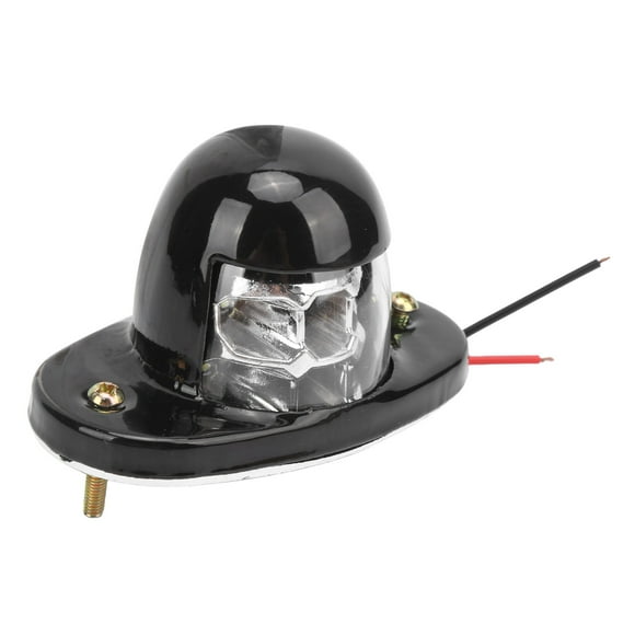 License Plate Light, Tag Screw Lamp Metallic Iron Shell Strong 24V Anti Shock For Lorries For Trailers For Vans