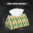 thumbnail image 5 of Sikiie Corn Leather Tissue Box Cover Rectangle, Long Tissue Box Cover, Tissue Box Holder, Tissue Holder for Bathroom, 5 of 7