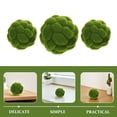 thumbnail image 3 of SEWOART Moss Spheres Decorative Balls Plastic for Commercial Landscaping 3Pcs, 3 of 6