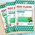 thumbnail image 1 of Mint Dental Floss Sticks - Convenient Disposable Oral Care, 1 of 9