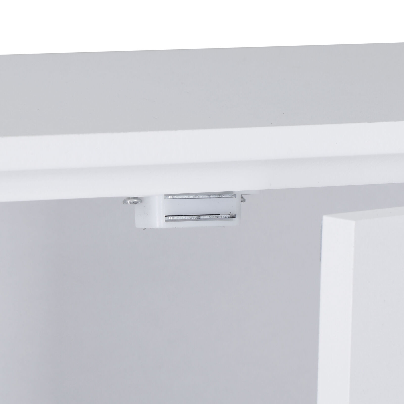 ZENSTYLE White Wooden Bathroom Kitchen Wall Cabinet Storage Cupboard 3 Organizer Shelves Save Space