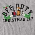 thumbnail image 2 of Generic: Christmas T-Shirt Off Duty Christmas Elf Unisex Graphic Tee For Men & Women, 2 of 7