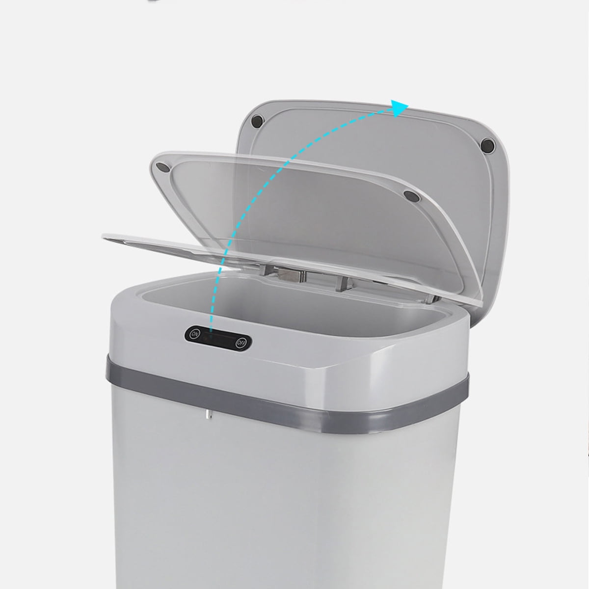 Novashion 3.2 Gal / 12L Bathroom Touchless Trash Can ...