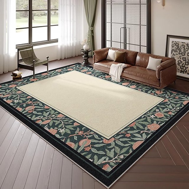 Irregular Shaped Rug, Modern Abstract Area Rugs for Livingroom Bedroom, Boho Rug Large Area Rug Machine Washable Area Rugs Outdoor Rug Waterproof, 47x63in, JDJQQHUNN-K-120X160CM