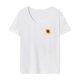thumbnail image 2 of Camiseta de manga corta para mujer, camiseta de moda femenina con cuello redondo para compras en la calle M, 2 of 7