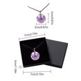thumbnail image 3 of GHSOHS Necklaces for Women Silver Cross Necklaces for Women Y-Necklaces Purple Natural Stone Beaded Collarbone Chain Jewelry Light Neck Jewelry Matching Purple Starry Pendant Necklace, 3 of 9