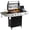Black, variant on MASTER COOK 4+1 Burners Propane Gas Grill, 52,000 BTU Cabinet BBQ Grill with Side Stove, 518 Sqin Cooking Area, Stainless Steel