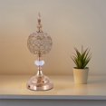 thumbnail image 4 of Candelabros de cristal, candelabros dorados, centros de mesa, velas votivas Diámetro 114 cm Altura 32 cm, 4 of 7