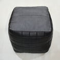 thumbnail image 6 of BBH Homes Handmade Black Leather Pouf Ottomans Square Goat Leather BBBACPF0023, 6 of 9