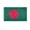 Bangladesh 3x5 ft Polyester Flag, variant on AGAS Bangladesh Stick Flag 4x6 inch mounted onto 11 inch Plastic Pole - Printed Single Sided on Polyester - Stitched Edges - Mini Bangladesh Flag - BD National Flag