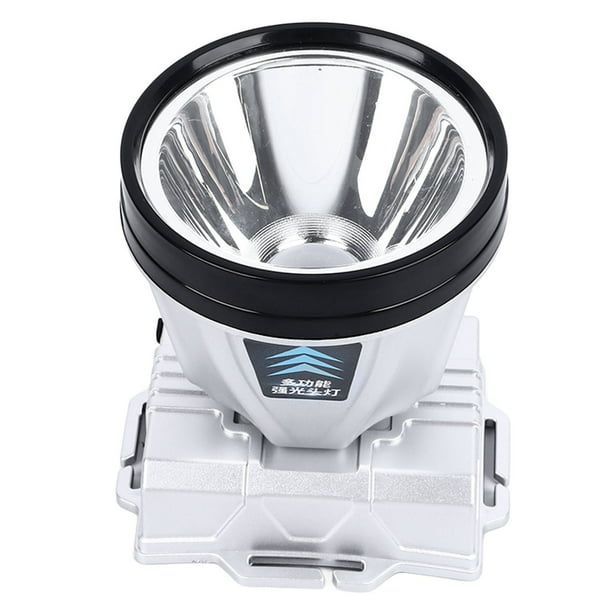 Lámpara De Cabeza LED, Recargable 2 Engranajes Ajuste De Brillo Pantalla De Potencia Faro ABS 90000LM Para Exteriores