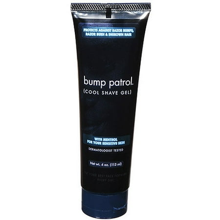 Shave 4.2 Ounce Splash - Bump Patrol Cool Shave Gel for Sensitive Skin, 4 Ounce