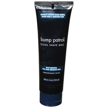 Bump Patrol Cool Shave Gel for Sensitive Skin, 4 (Best Shaving Gel For Sensitive Skin)