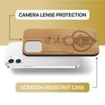 thumbnail image 6 of Case Yard Wooden Case Outside Soft TPU Silicone, Slim Fit Shockproof Wood Protective Phone Cover for Girls Boys Men and Women, Supports Wireless Charging Only You Design case for iPhone-12-Mini, 6 of 7