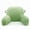 Green, variant on Eurhowing Plush Reading Pillow for Kids & Teens, Bed Rest Back Support Pillow with Arms, Shredded Memory Foam Back Pillow for Bed, Green