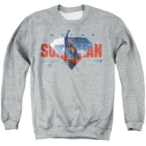 Superman 2025 Up In The Sky Unisex Adult Crewneck Sweatshirt